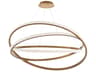 Modern Forms Veloce 3-Light Aged Brass Pendant