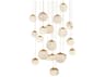 Modern Forms Pisces 21-Light Aged Brass Globe Pendant