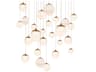 Modern Forms Pisces 25-Light Aged Brass Globe Pendant