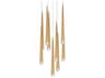 Modern Forms Cascade 9-Light Aged Brass Crystal LED Pendant