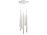 Modern Forms Cascade 9-Light Polished Nickel Crystal LED Pendant