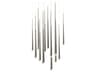 Modern Forms Cascade 13-Light Polished Nickel Linear Pendant