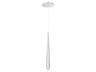 Modern Forms Cascade 1-Light Polished Nickel Crystal LED Mini Pendant