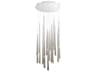 Modern Forms Cascade 21-Light Polished Nickel Crystal LED Pendant