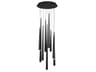 Modern Forms Cascade 9-Light Black Glass LED Pendant