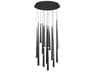 Modern Forms Cascade 15-Light Black Glass LED Pendant