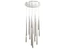 Modern Forms Cascade 15-Light Polished Nickel Glass LED Pendant