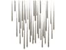 Modern Forms Cascade 41-Light Polished Nickel Linear Pendant