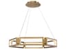 Modern Forms Mies 6-Light Aged Brass LED Pendant