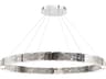 Modern Forms Zelda 12-Light Polished Nickel Glass LED Round Pendant