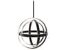 Modern Forms Kinetic 1-Light Black Globe Pendant
