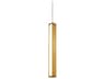 Modern Forms Chaos 1-Light Aged Brass LED Geometric Mini Pendant