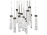 Modern Forms Minx 13-Light Antique Nickel Linear Pendant