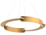 Modern Forms Ilios 4-Light Aged Brass Round Pendant