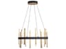 Modern Forms Harmonix 1-Light Black Aged Brass LED Pendant