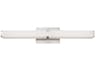Modern Forms Vogue 1-Light Brushed Nickel Glass LED Vanity Light