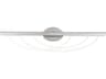 Modern Forms Swoop 3-Light Brushed Nickel Vanity Light