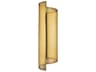 Modern Forms Pirouette 1-Light Aged Brass Wall Sconce