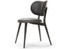 Mater Leather Brown Upholstered Side Dining Chair