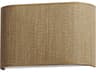 Maxim Lighting Prime 1-Light Grasscloth Brown LED Wall Sconce