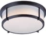 Maxim Lighting Rogue 1-Light Black LED Round Flush Mount