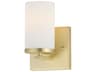 Maxim Lighting Lateral 1-Light Satin Brass Wall Sconce