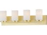 Maxim Lighting Lateral 4-Light Satin Brass Vanity Light