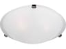 Maxim Lighting Malaga 4-Light Oil Rubbed Bronze Glass Bowl Flush Mount