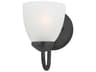 Maxim Lighting Axis 1-Light Black Wall Sconce