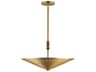 Maxim Lighting Helsinki 3-Light Natural Aged Brass Pendant