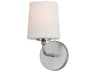 Maxim Lighting Bristol 1-Light Satin Nickel Glass Wall Sconce