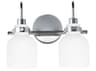 Maxim Lighting Milk 2-Light Polished Chrome Vanity Light
