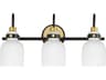 Maxim Lighting Milk 3-Light Satin Brass Vanity Light