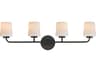 Maxim Lighting Durham 4-Light Black Vanity Light