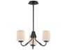 Maxim Lighting Durham 3-Light Black Chandelier