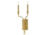 Maxim Lighting Normandy 2-Light Gold Leaf Wall Sconce