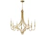 Maxim Lighting Normandy 8-Light Gold Leaf Candelabra Chandelier