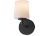 Maxim Lighting Durham 1-Light Black Wall Sconce