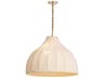 Maxim Lighting Hearthveil 1-Light Natural Aged Brass Pendant