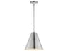 Maxim Lighting Veritas 1-Light Satin Nickel Mini Pendant