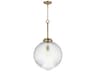Maxim Lighting Kasbah 1-Light Satin Brass Globe Pendant
