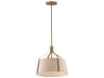 Maxim Lighting Bandera 1-Light Natural Aged Brass Pendant