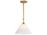 Maxim Lighting Kismet 1-Light Gold Leaf Mini Pendant