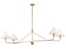 Maxim Lighting Kismet 4-Light Gold Leaf Island Pendant