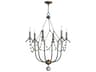 Maxim Lighting Formosa 6-Light Golden Noir Brown Candelabra Chandelier