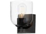 Maxim Lighting Scoop 1-Light Black Wall Sconce