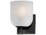 Maxim Lighting Scoop 1-Light Black Wall Sconce