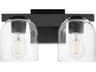 Maxim Lighting Scoop 2-Light Black Vanity Light