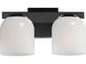 Maxim Lighting Scoop 2-Light Black Vanity Light