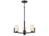 Maxim Lighting Dart 3-Light Black Cylinder Chandelier